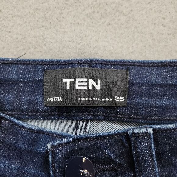 Aritzia Ten Jeans - Motive Ankle skinny jeans Size 25 - Dark Wash High Rise - Picture 5 of 15